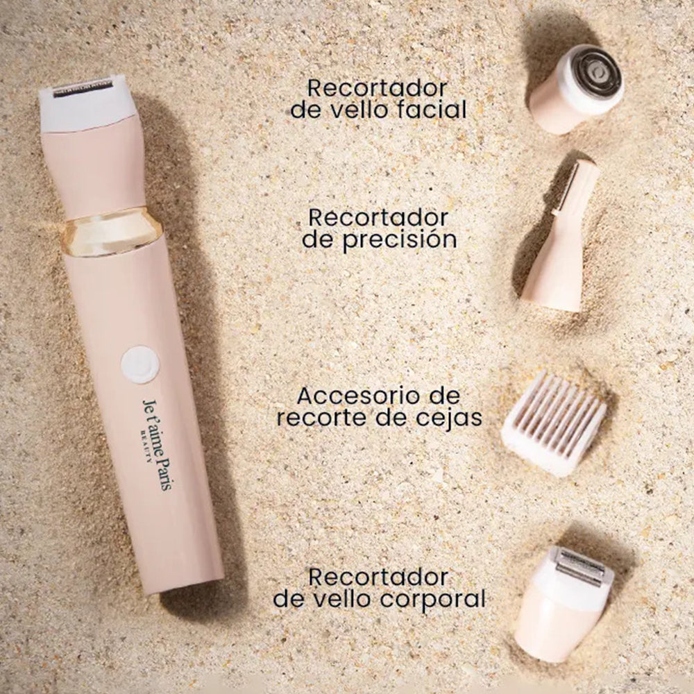 Je T'aime Paris — Depiladora Eléctrica Facial y Corporal 4 en 1