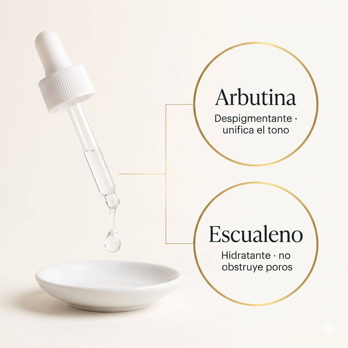 Sérum Despigmentante Escualeno & Arbutina · Flamenco